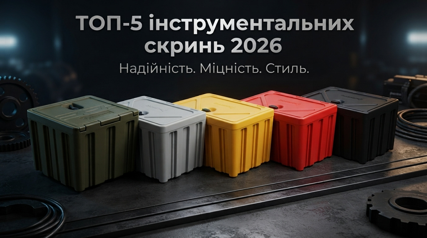 ТОП-5 популярних інструментальних скринь 2026 року: надійне зберігання для причепів та майстерень