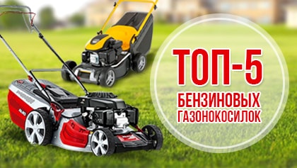 Топ-5 кращих бензинових газонокосарок