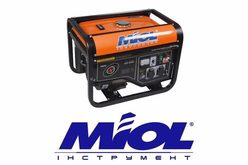 Бензиновые генераторы MIOL Бензиновые генераторы MIOL