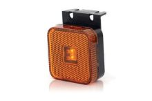 Фонарь светодиодный габаритный боковой WAS W63 (оранжевый) с кронштейном LED