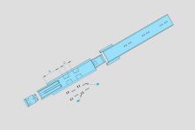 Стойка бортовая средняя BOZAMET BOS 1000P K299