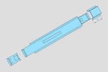 Стойка бортовая средняя BOZAMET BHS 1000 K299