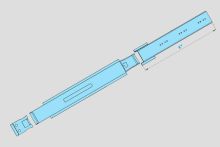 Стойка бортовая средняя BOZAMET BHS 800 K1499