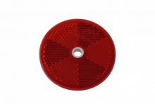 Світловідбивач DOBPLAST 6002 (круглий червоний з отвором)