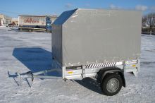 Легковий причіп САРМАТ V0-2512 МАКСІ Оцинковані борти-Тент висотою 1500 мм