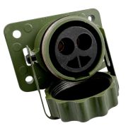 Розетка 2 - контактна NATO 2 PIN 24V HYBSZ