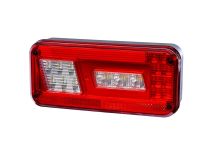 Ліхтар задній лівий прямокутний зад. хід. з підсв. знака LED 12-24 V DPT30 P BAJONET DOBPLAST