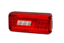 Ліхтар задній лівий прямокутний зад. хід. з підсв. знака LED 12-24 V DPT30 P BAJONET DOBPLAST