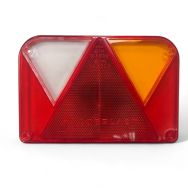 Скло ліхтаря  DPT35 P DOBPLAST ( з протитуманним світлом і підсвіткою номерного знаку, праве)