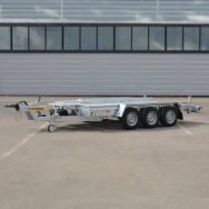 Тривісний причіп PRAGMATEC А9-4019 для міні-екскаватора (К 1631)