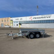 Двовісний бортовий причіп V7-3015 з оцинкованими бортами (К 1724)