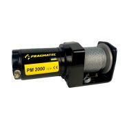 Лебідка електрична Pragmatec ESPM 2000 (907 кг)  12 V стальний трос 