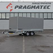 Бортовий причіп V6-4521 з каркасом і тентом 1,8 м (К 1563)