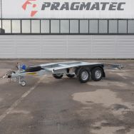 Лавета (лафет) для перевезення автомобіля ОПТИМА 4021 з 2 скосами-2500-Knott Autoflex