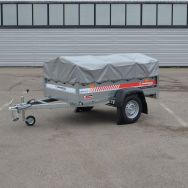 Легковий причіп ЛЮБАРТ V0-2113, оцинковані борти, ресора-Тент з дугами