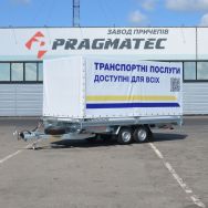 Причіп PRAGMATEC V9-4623 EUROPACK бортовий з каркасом (К 1381)