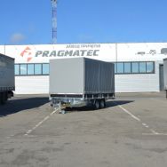 Причіп PRAGMATEC V8-4322 бортовий з каркасом (К 1441)