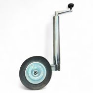 Опорне колесо 150 кг з подвійним колесом гумова шина HRC