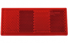 Светоотражатель  DOBPLAST красный с клейкой лентой