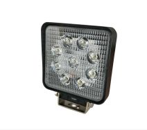Світлодіодна LED фара 27W 9 діодів ближнє світло квадратна | ФЛ-009