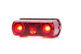 Ліхтар підсвітки номерного знака (червоний) 12-24В LED W53 WAS ᐈ